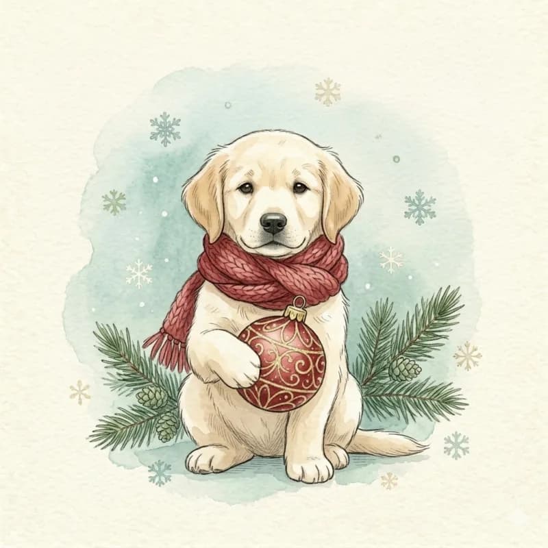 BD personnalisée thème magie de Noël : le doudou découvre les fêtes avec l'enfant
