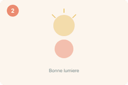 Vue de face, bien cadré
